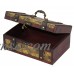 Decorative Leather Treasure Trunk Box   